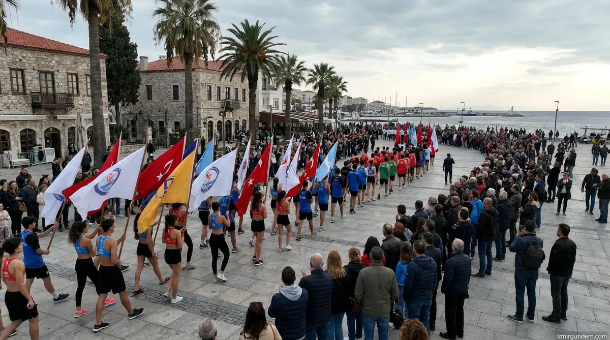 Foça'da U18 Avrupa Plaj Voleybolu Şampiyonası Başladı