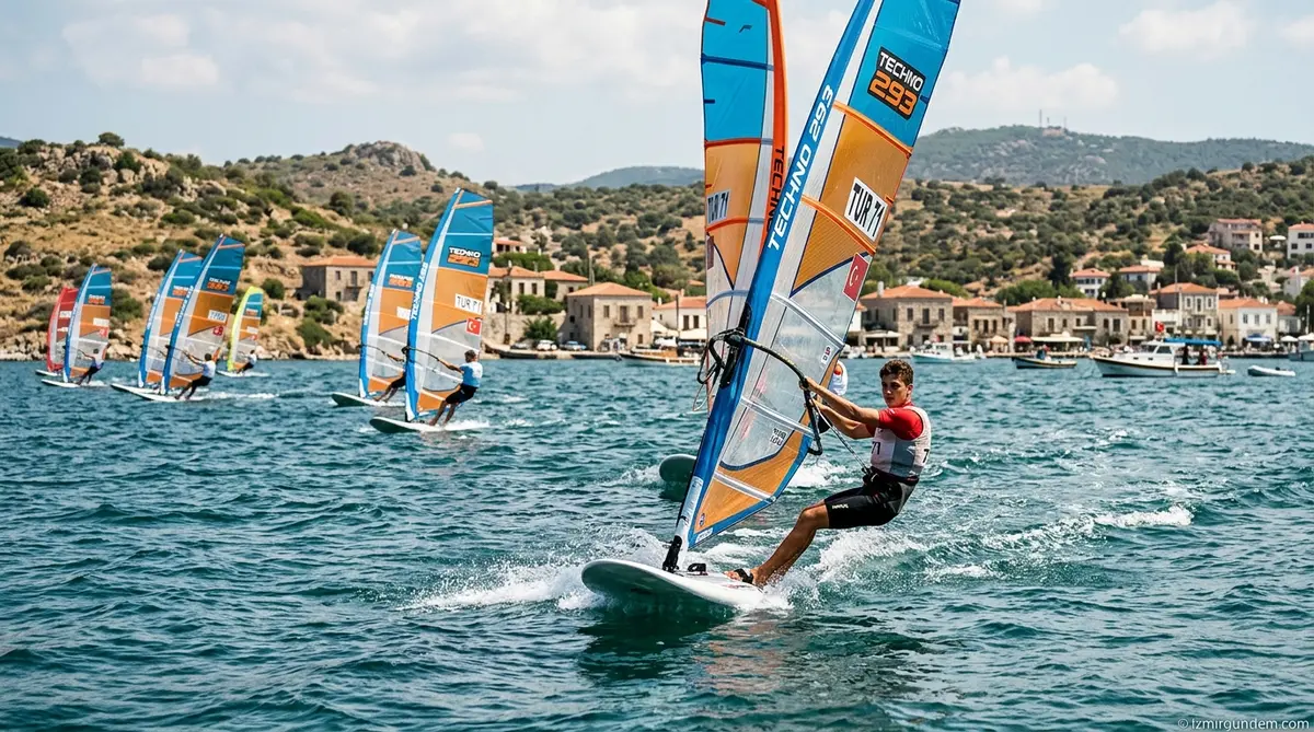 Foça'da Windsurf Techno 293 Dünya Şampiyonası Rüzgarı Esiyor