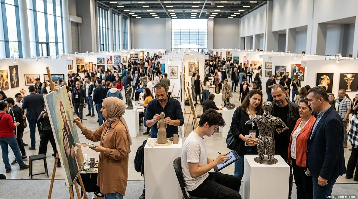 Fuar İzmir'de Sanat Şöleni: 1600 Sanatçı Tek Çatıda