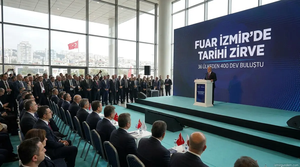Fuar İzmir'de Tarihi Zirve: 36 Ülkeden 400 Dev Buluştu