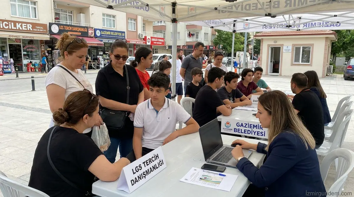 Gaziemir'de LGS Tercih Maratonuna Ücretsiz Destek