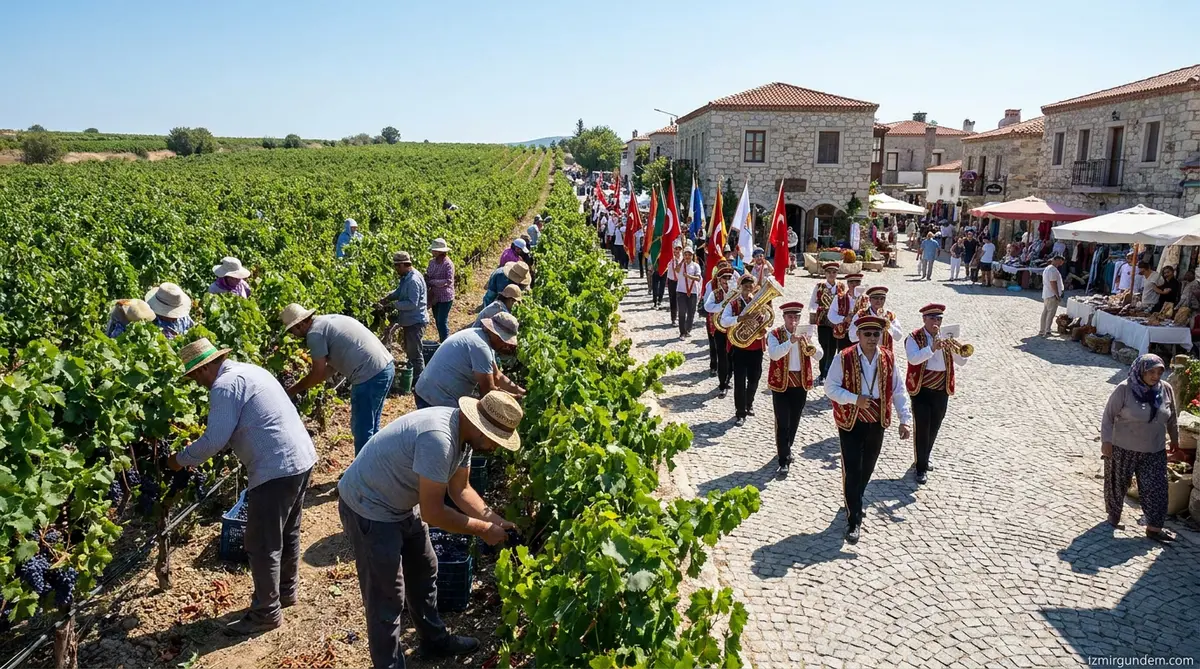 Gökçealan'da Hasat Coşkusu: Osmancık Üzümü Şenlendi