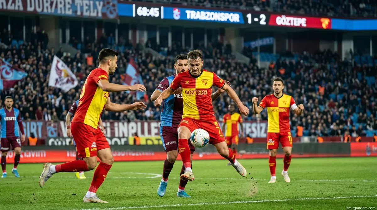 Göztepe Trabzon Deplasmanında Avrupa Aşkına Sahada