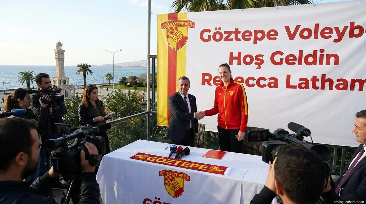 Göztepe Voleybol Amerikalı Rebecca Lathamı Transfer...