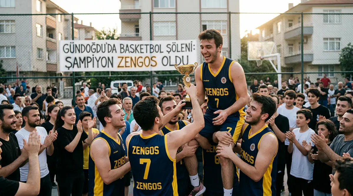 Gündoğdu'da Basketbol Şöleni: Şampiyon Zengos Oldu