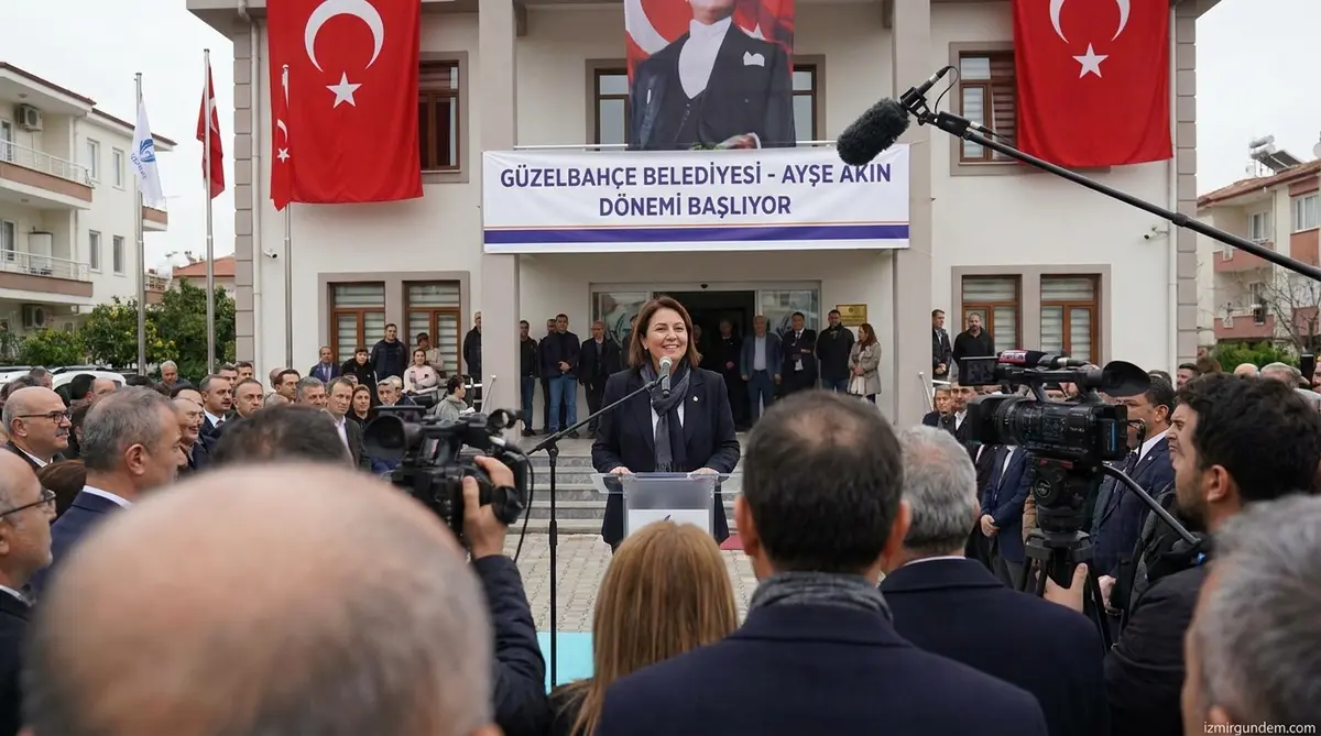 Güzelbahçe'de Ayşe Akın Dönemi Resmen Başladı