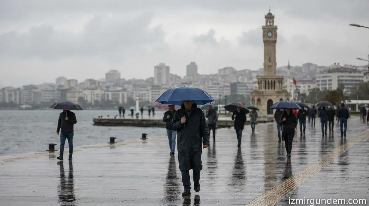 İzmir'de Hafta Sonu Yağış Uyarısı