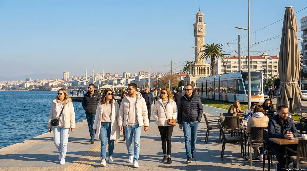 İzmir'de Güneşli Hava Etkili Olacak (8 Aralık)