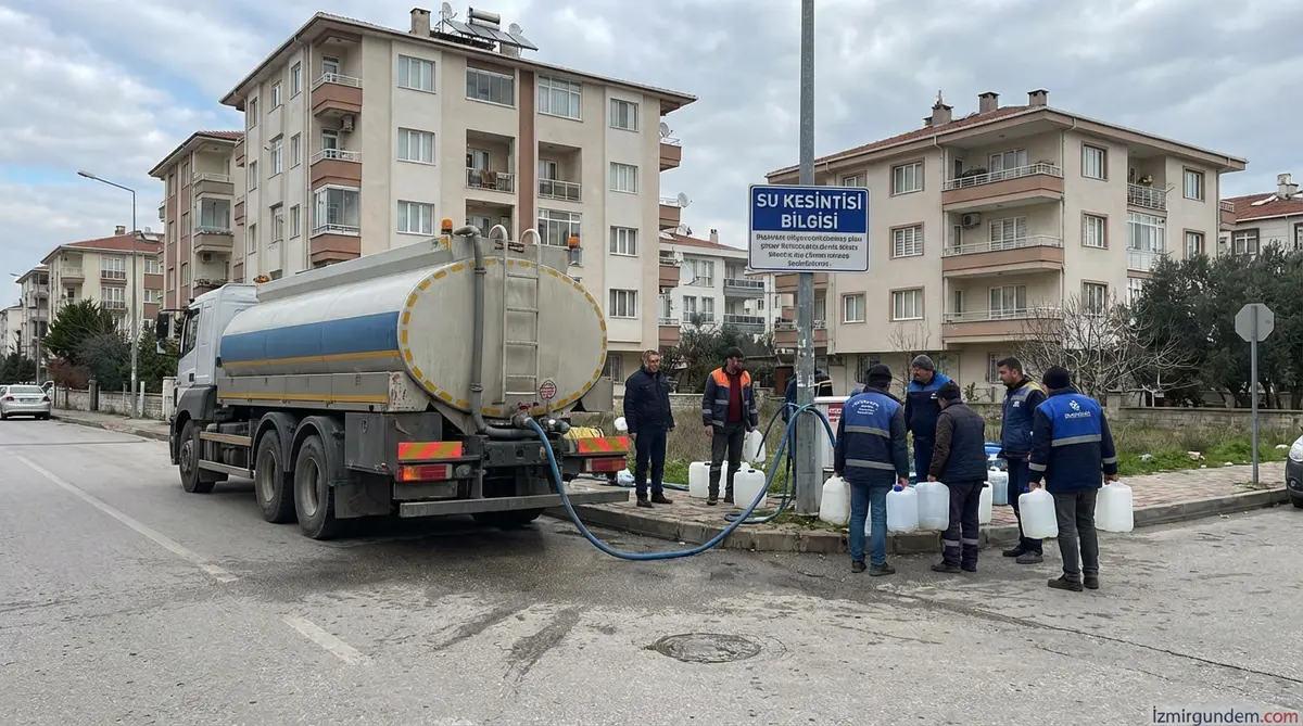 İzmir'de Su Kesintisi: Hangi Mahalleler Etkileniyor?