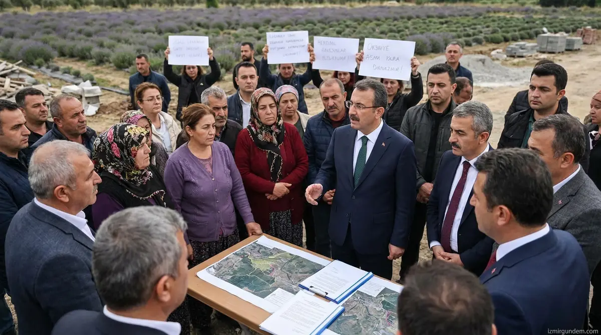 Kemalpaşa Lavanta Parkı Tartışmalı