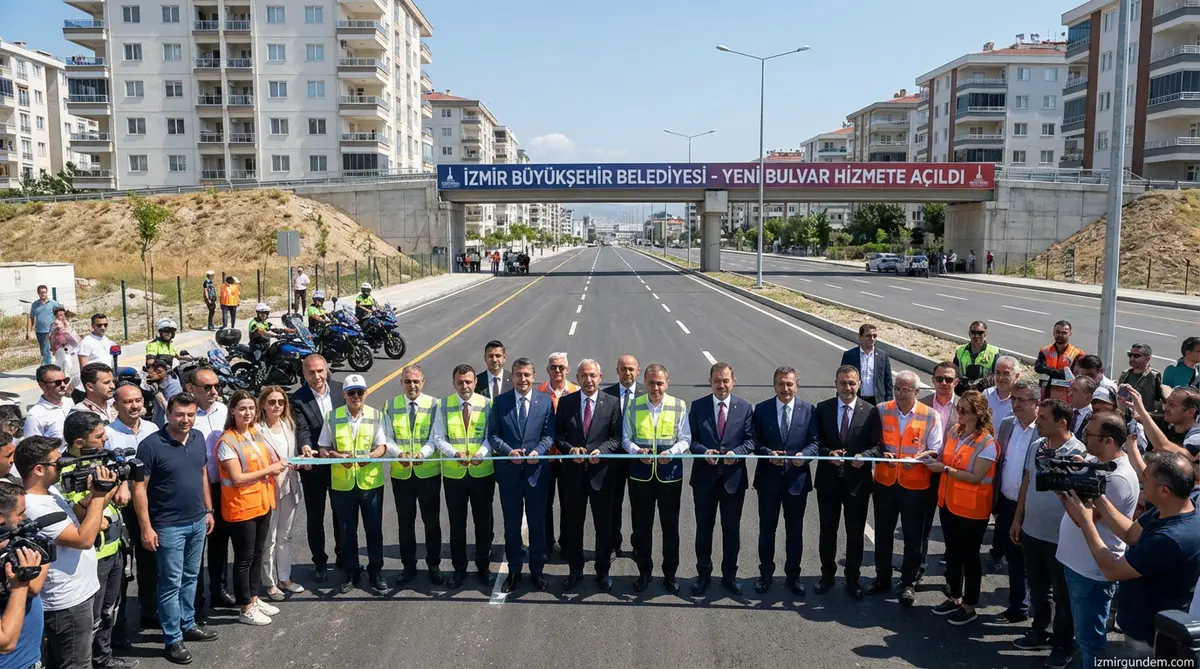 İzmir'de Yeni Bulvar Hizmete Açıldı