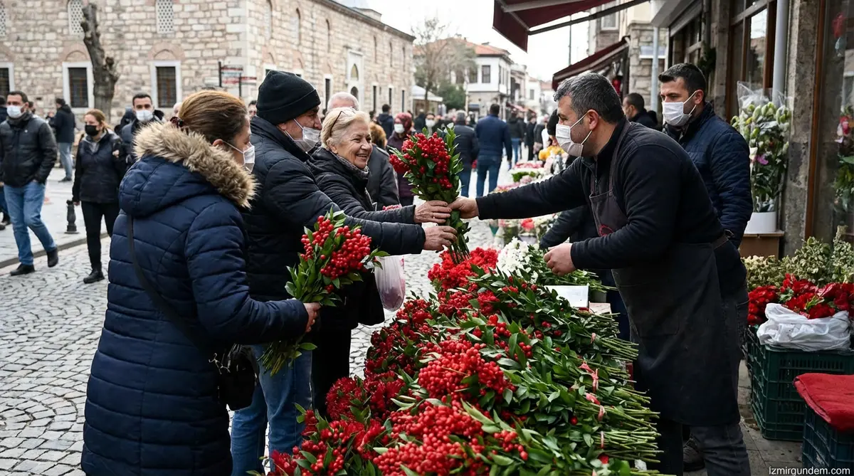 İzmir'de Kokina Çiçeğine Yoğun İlgi