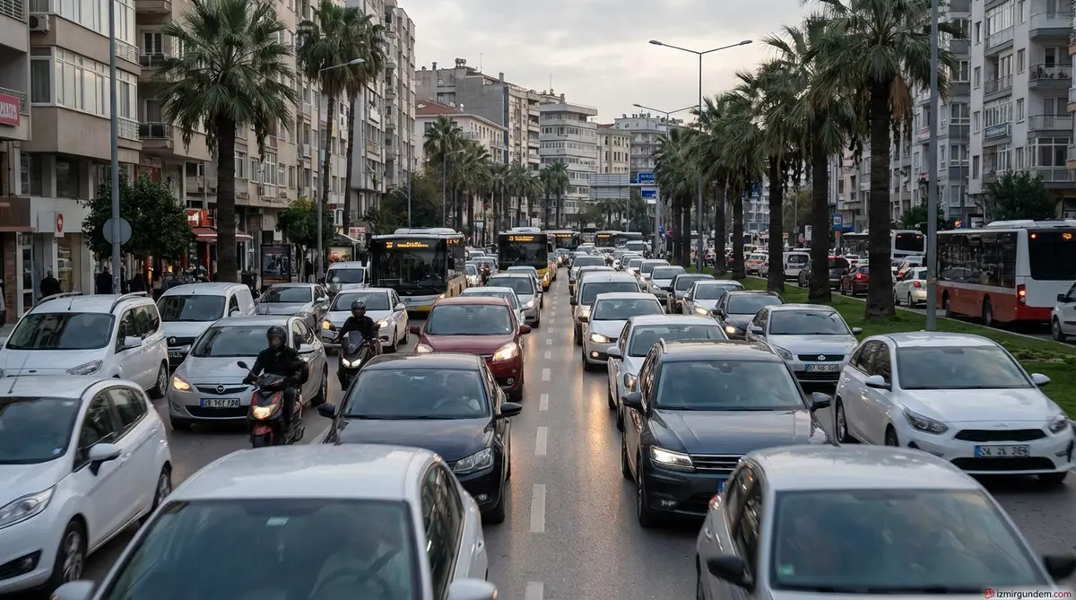 İzmir'de Trafiğe 11 Bin Yeni Araç Eklendi