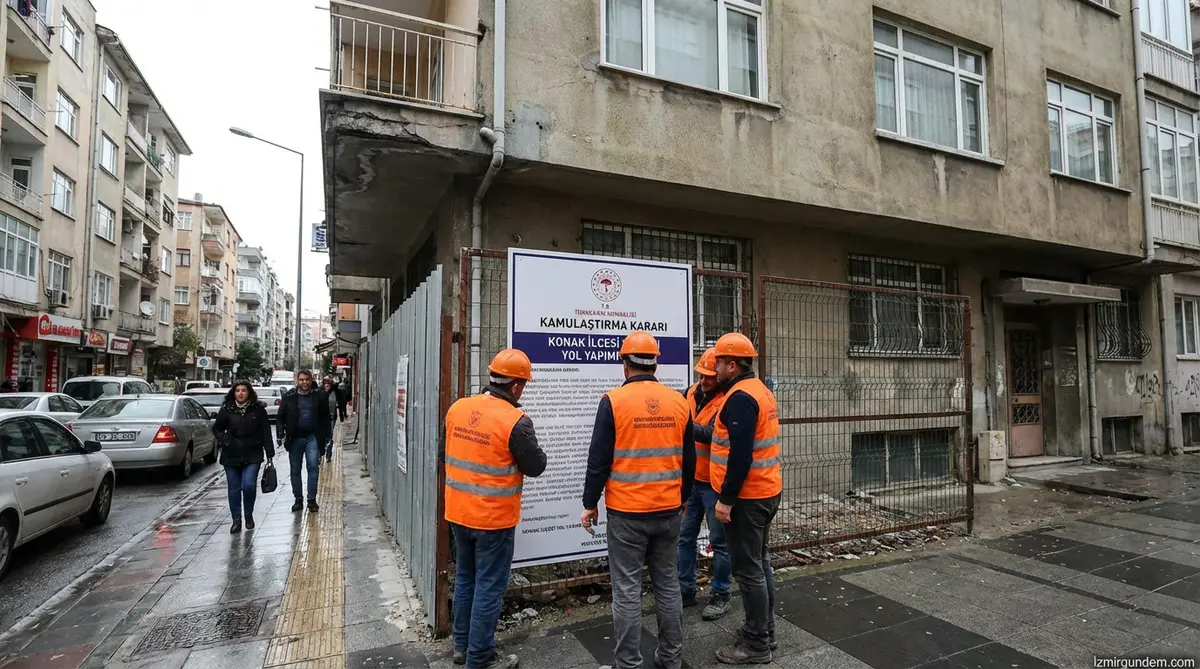 Konak'ta Yol İçin Kamulaştırma Kararı