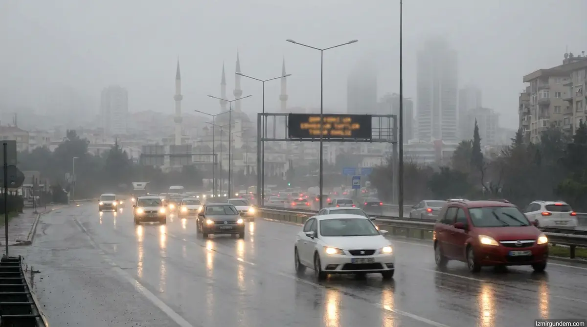 İzmir'de Puslu Hava Uyarısı: Sürücüler Dikkat!