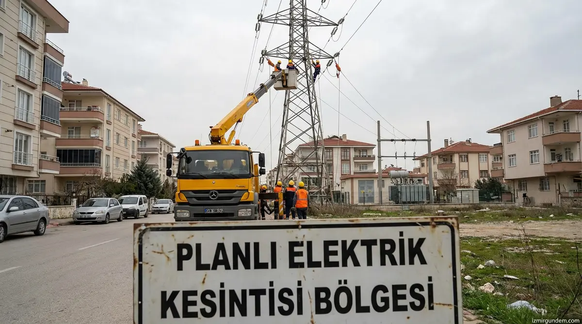 İzmir'de Planlı Elektrik Kesintisi (19 Aralık)