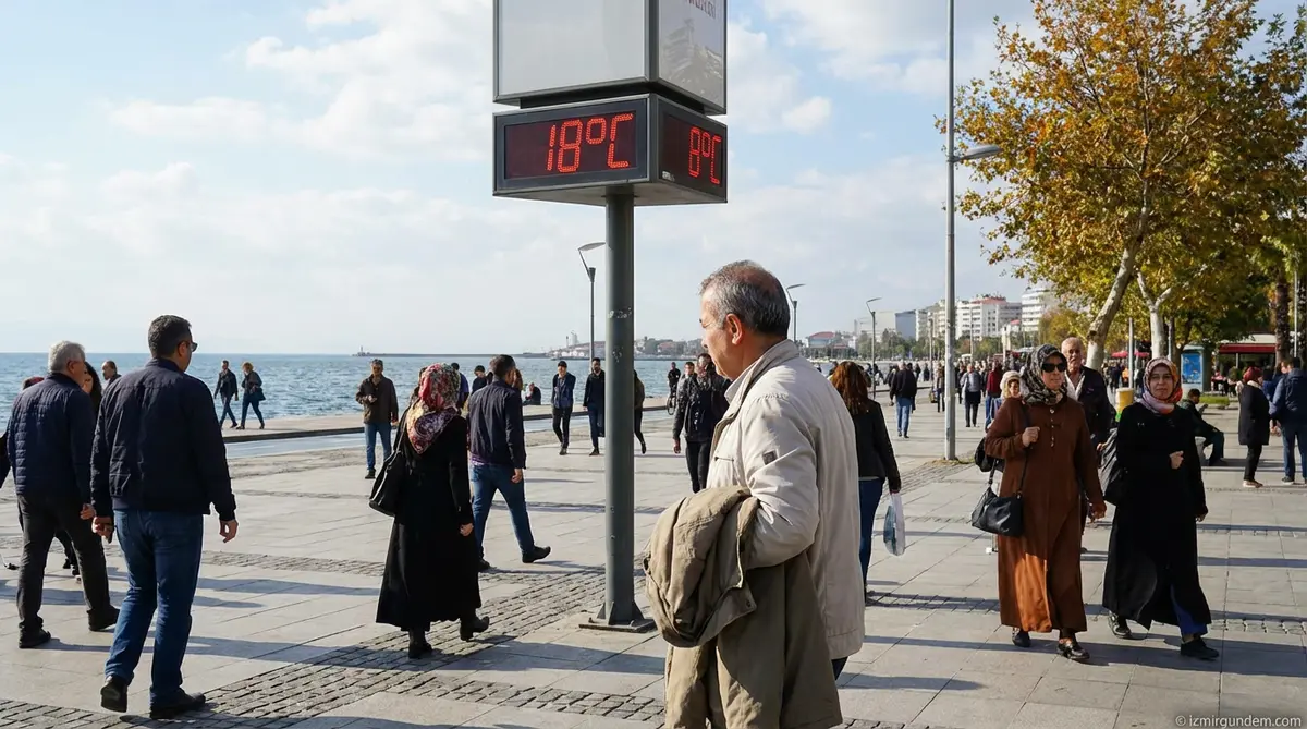 İzmir'de Hava Durumu: Sıcaklık Farkına Dikkat!