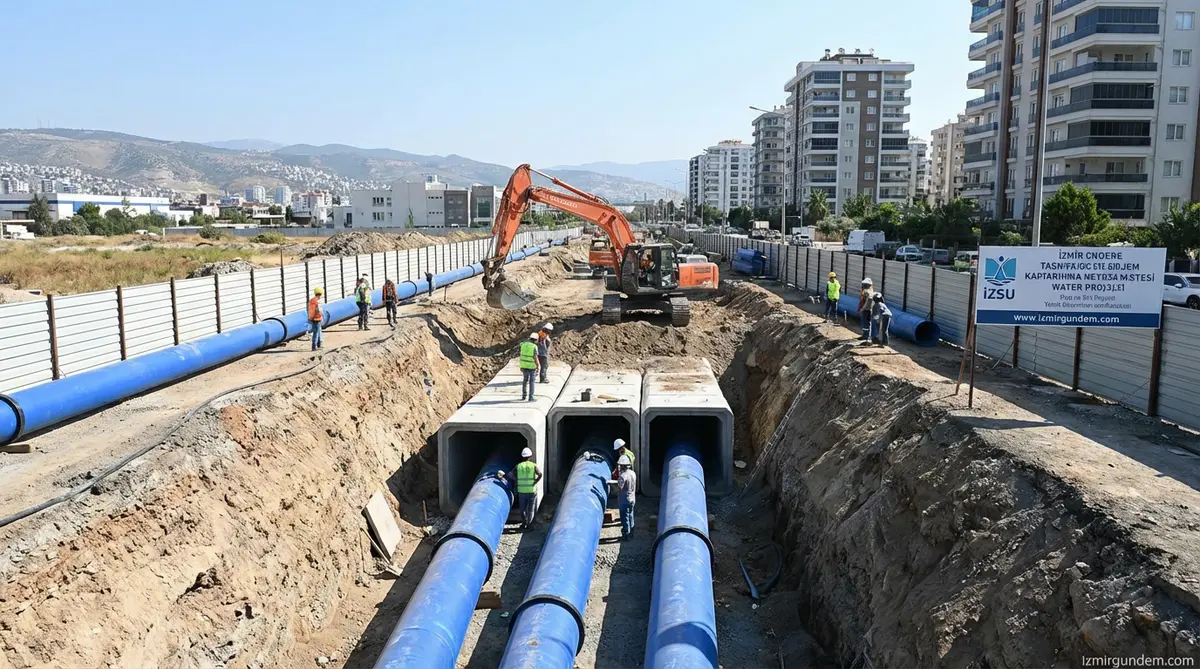 İZSU'dan İzmir'e 7,3 Milyar TL Altyapı Yatırımı