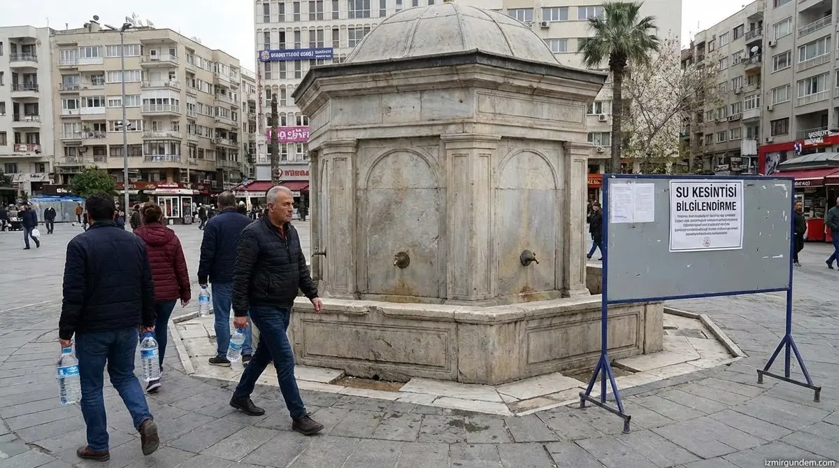 İzmir'de Su Kesintisi: 5 İlçede Etkilenecek