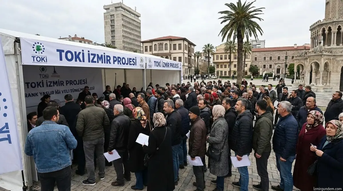 TOKİ İzmir'de Yoğun İlgi Gördü