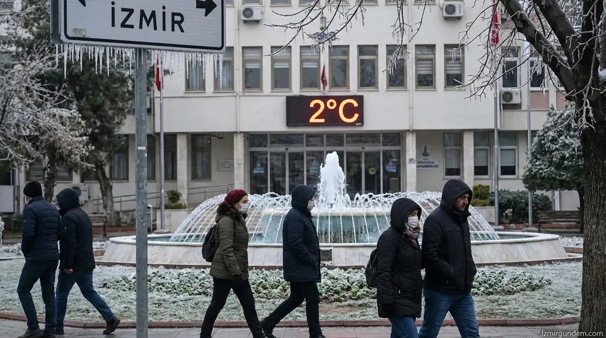İzmir'de Soğuk Hava ve Don Uyarısı