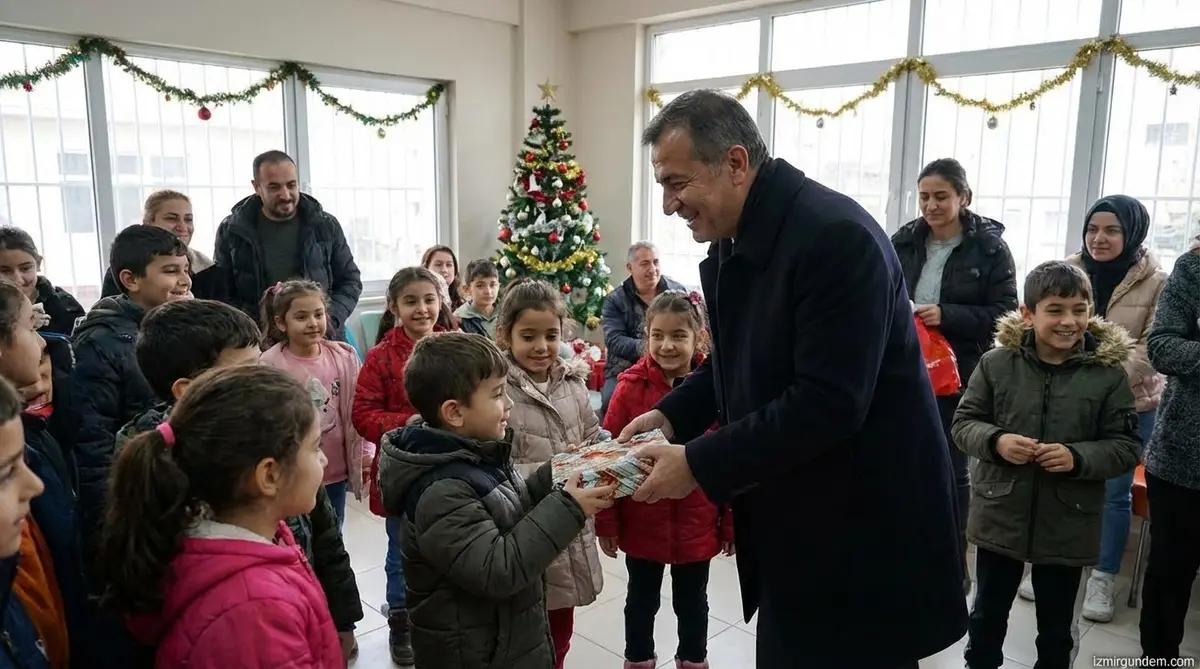 Tugay'dan Basmane'li Çocuklara Yeni Yıl Sürprizi