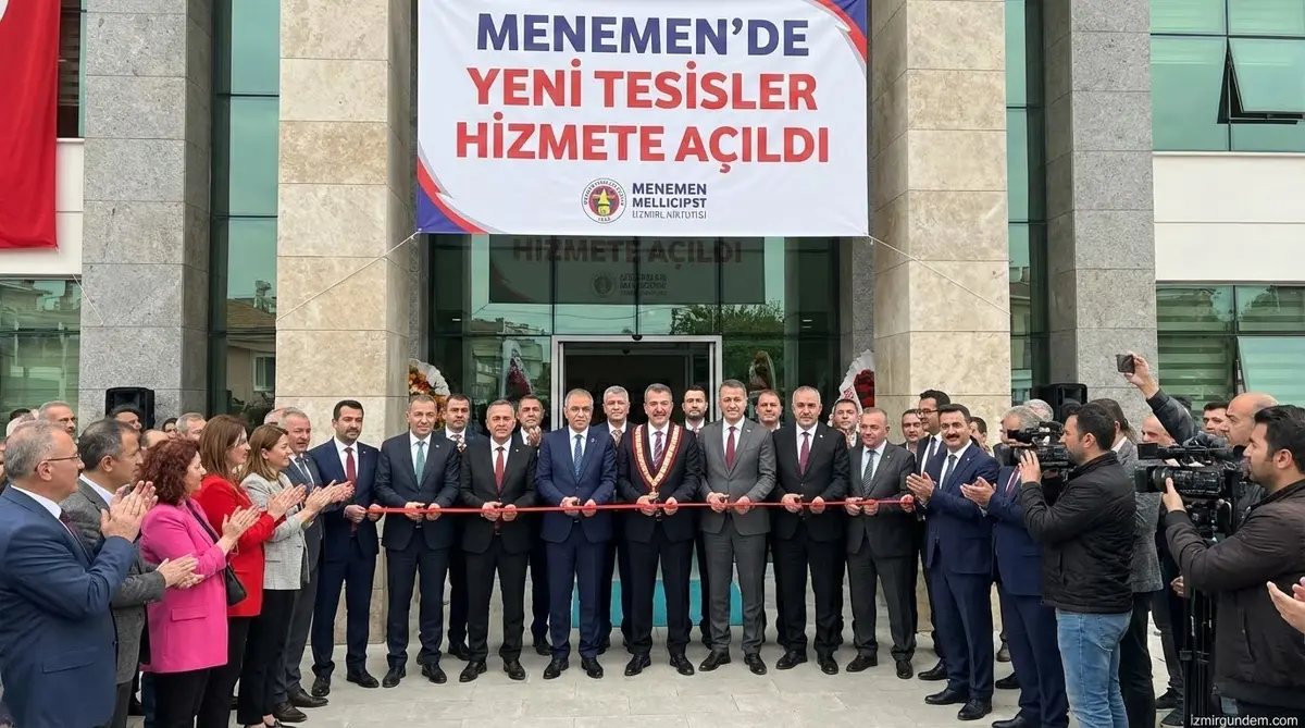Menemen'de Yeni Tesisler Hizmete Açıldı