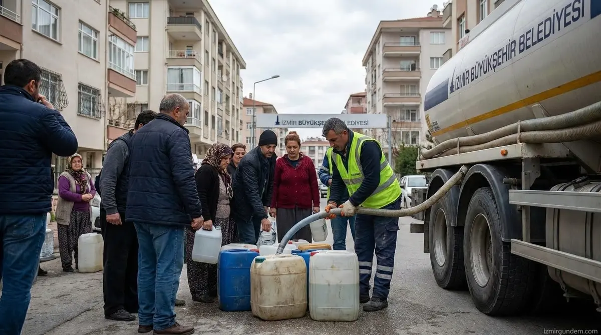 İzmir'de Geniş Kapsamlı Su Kesintisi