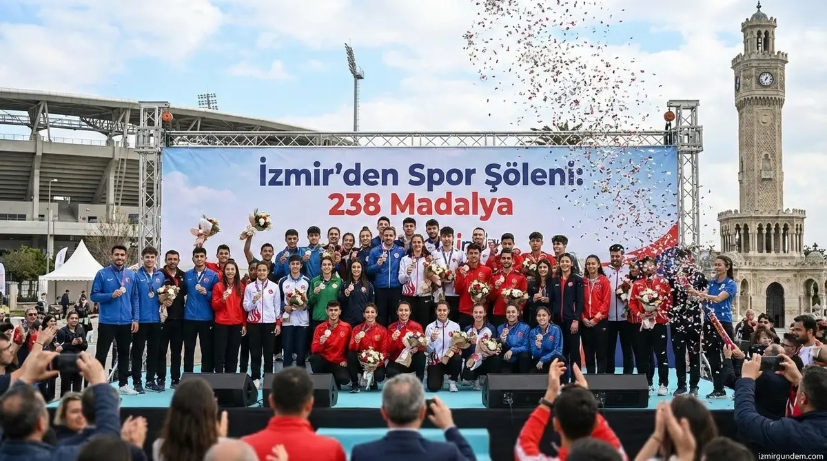 İzmir'den Spor Şöleni: 238 Madalya