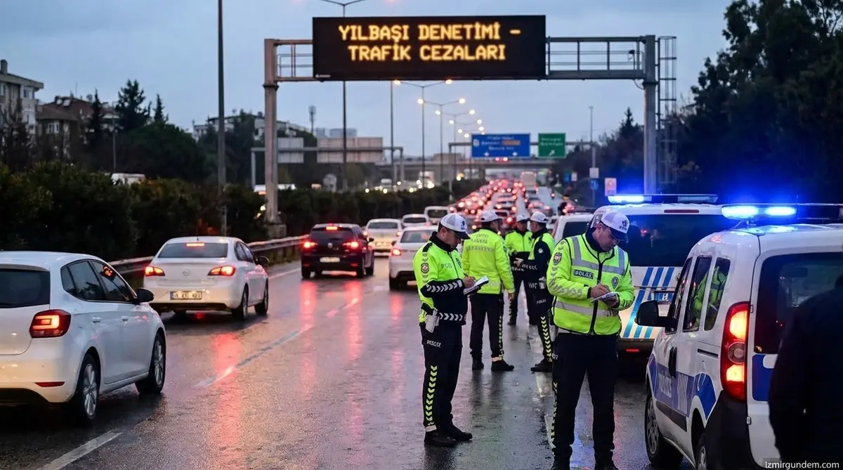 İzmir'de Yılbaşı Trafiği: 601 Ceza Kesildi