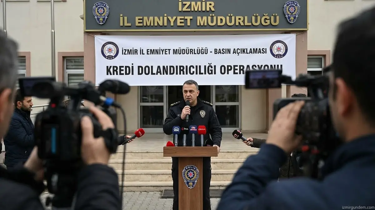 İzmir'de Dev Kredi Dolandırıcılığı Operasyonu