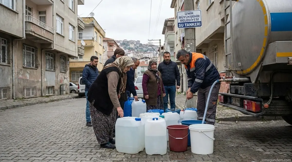 İzmir'de Su Kesintisi: Üç İlçede Arıza