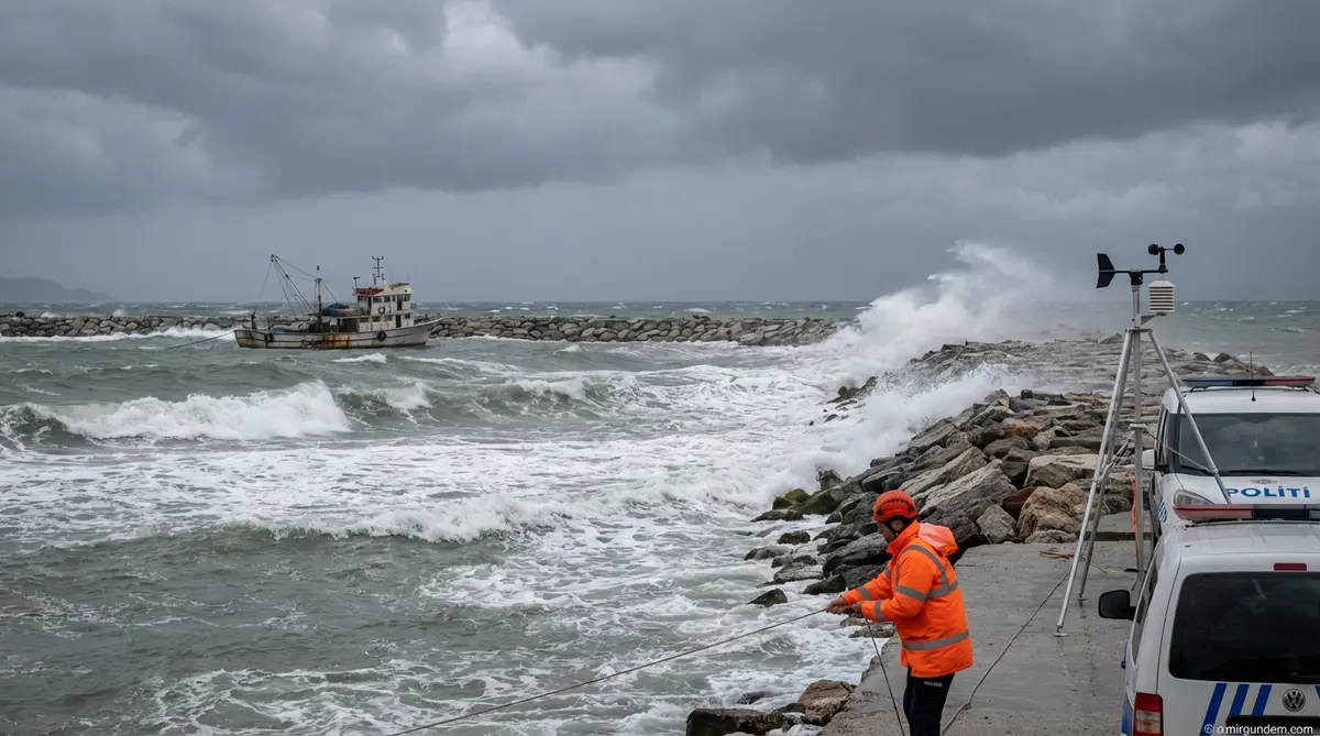 Ege'de Kuvvetli Fırtına Alarmı