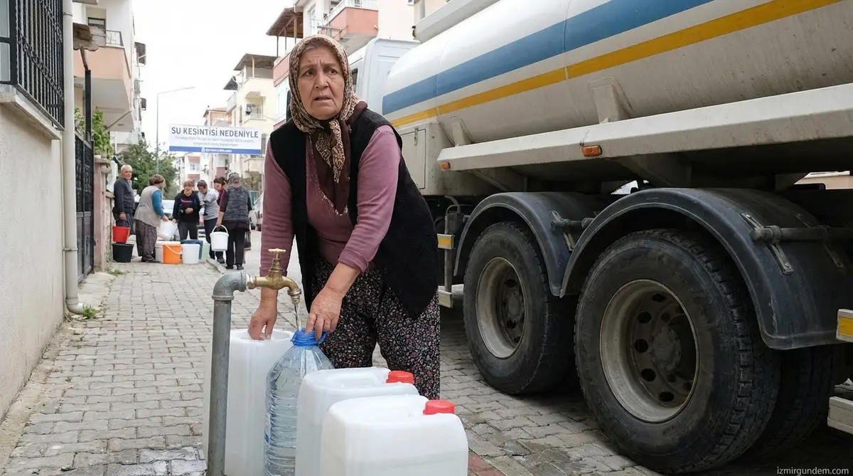 İzmir'de Su Kesintisi: 7 İlçede Alarm