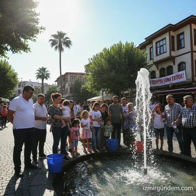 İzmir'de Su Kesintisi Pazartesi Sona Eriyor