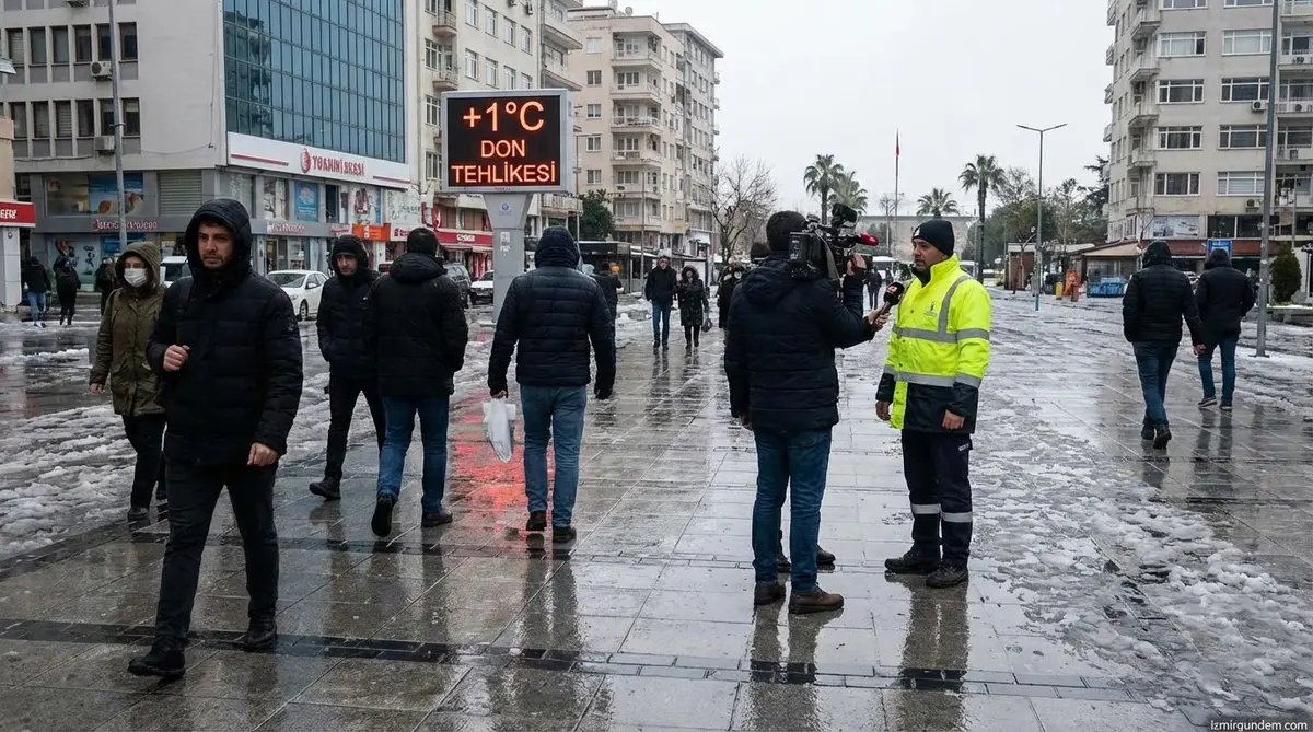 İzmir'de Yağmur ve Don Uyarısı
