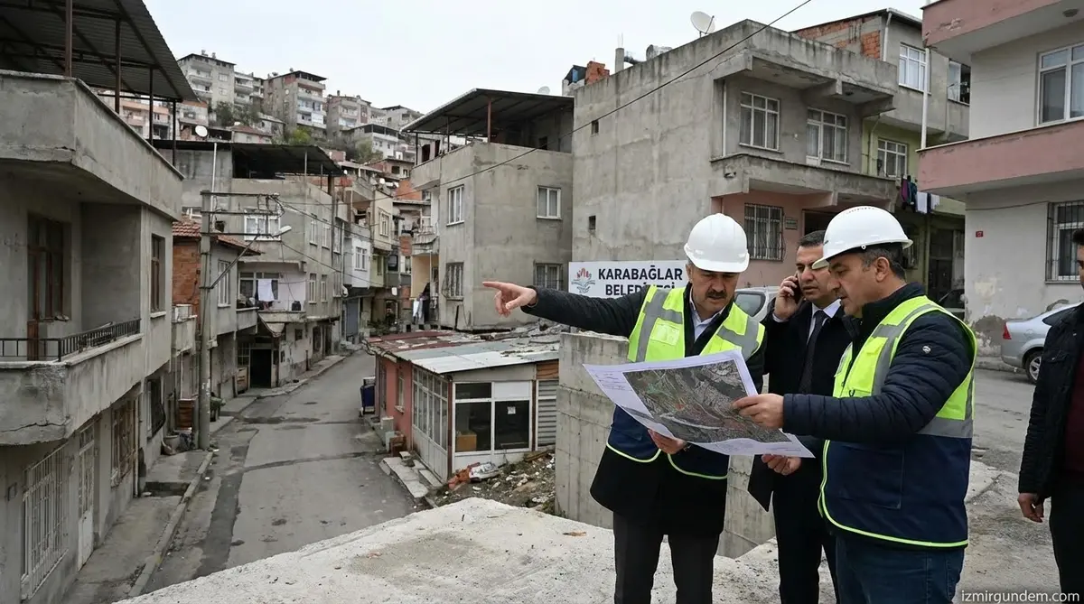 Karabağlar'da Riskli Alanlar Raporlarla Belirlendi