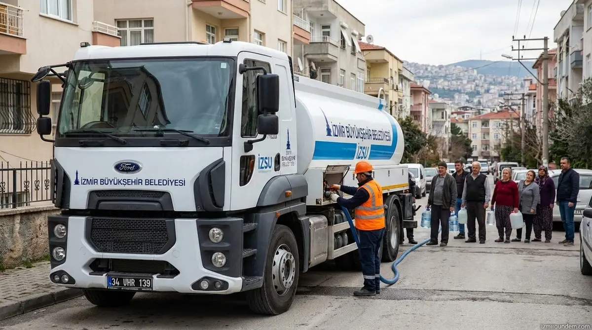 İzmir'de Planlı Su Kesintisi: 6 İlçe Etkilenecek
