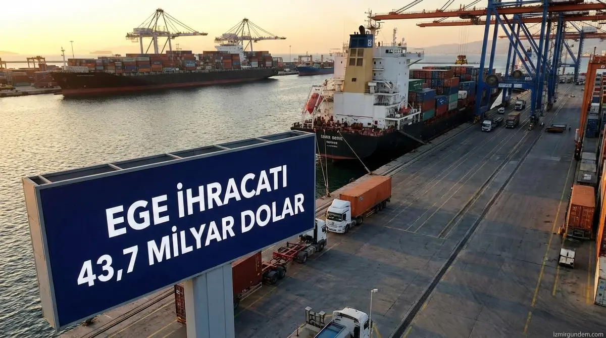 Ege İhracatı 43,7 Milyar Dolar