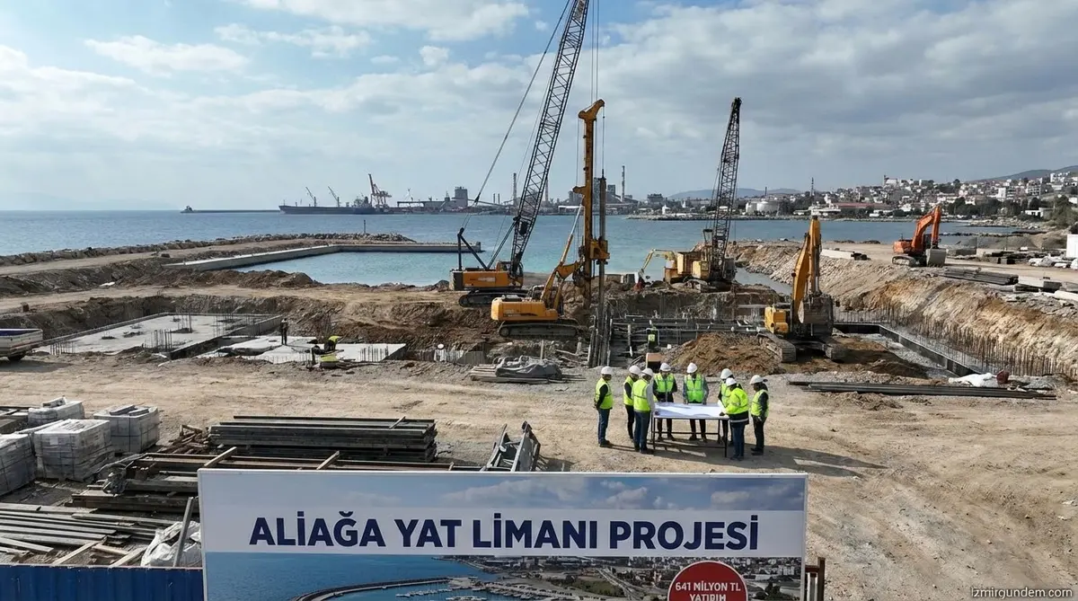 Aliağa'ya 641 Milyon TL'lik Yat Limanı