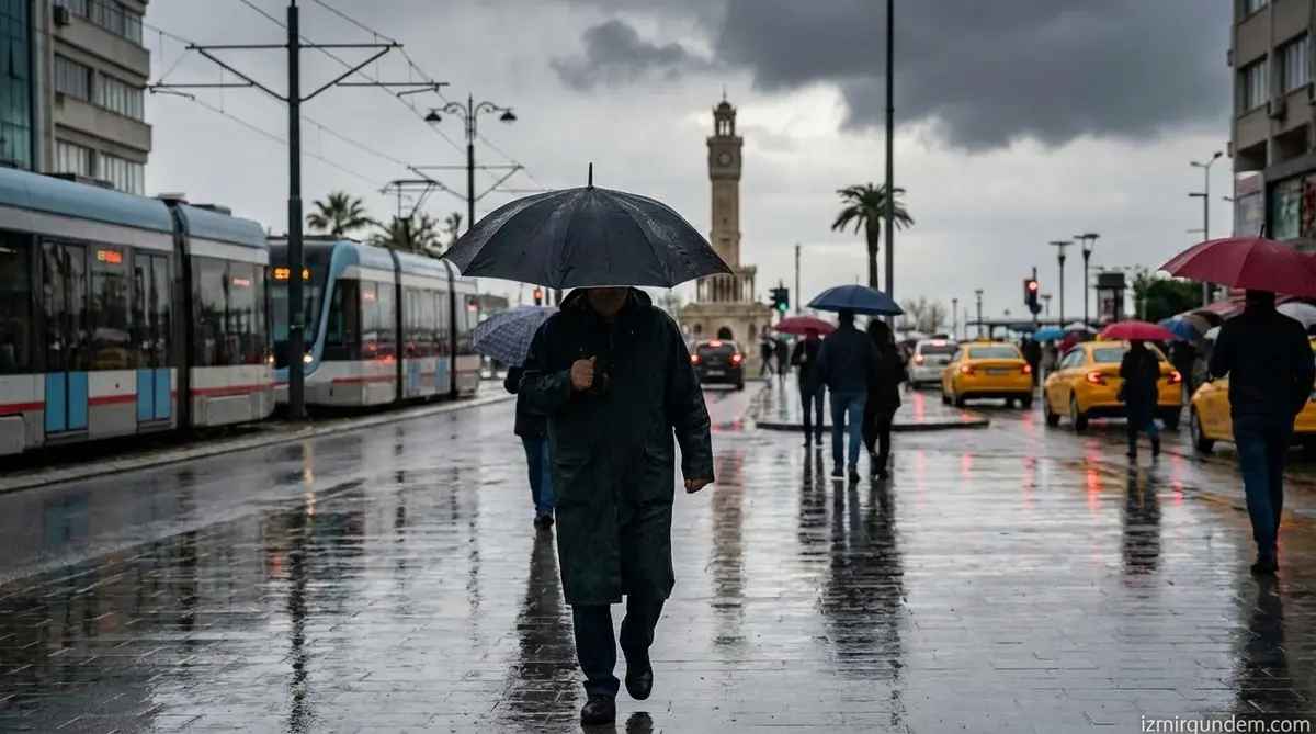 İzmir'de Yağmurlu Hava Bekleniyor
