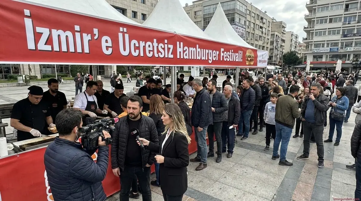 İzmir'e Ücretsiz Hamburger Festivali!