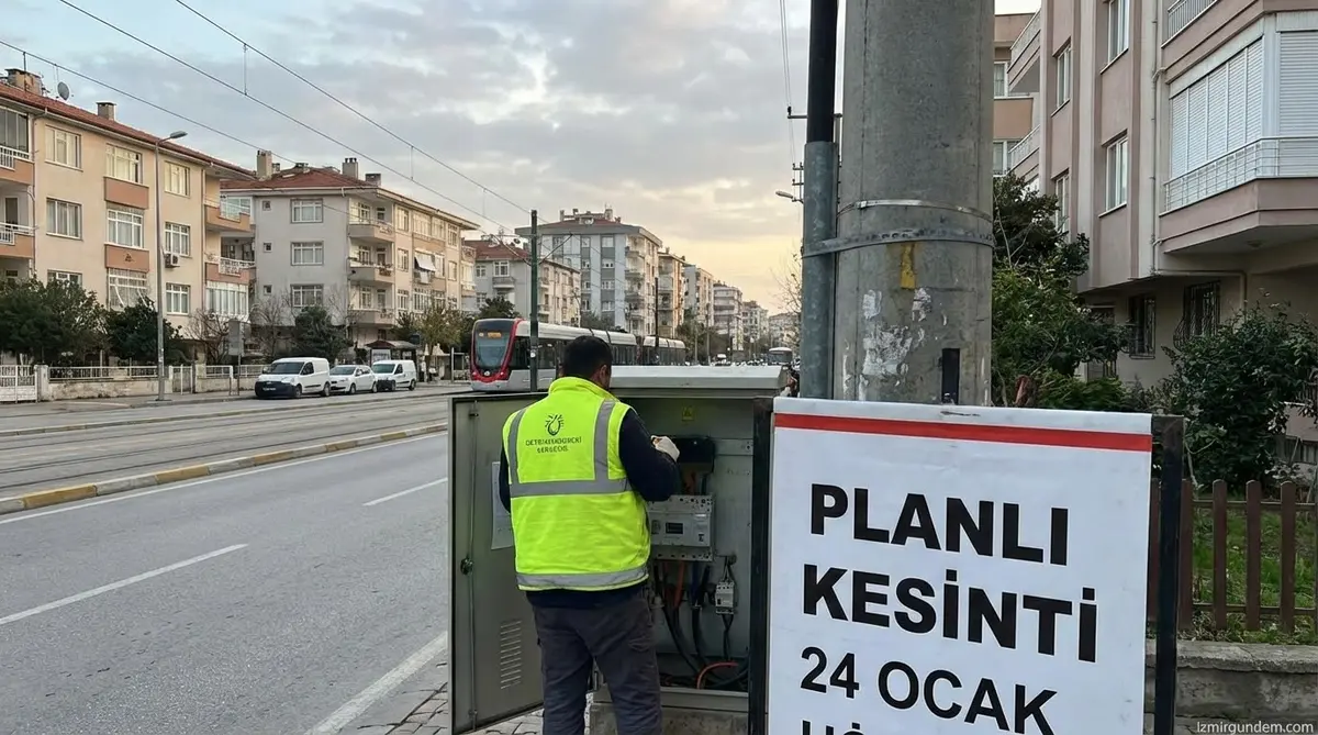 İzmir'de Planlı Elektrik Kesintileri (24 Ocak)