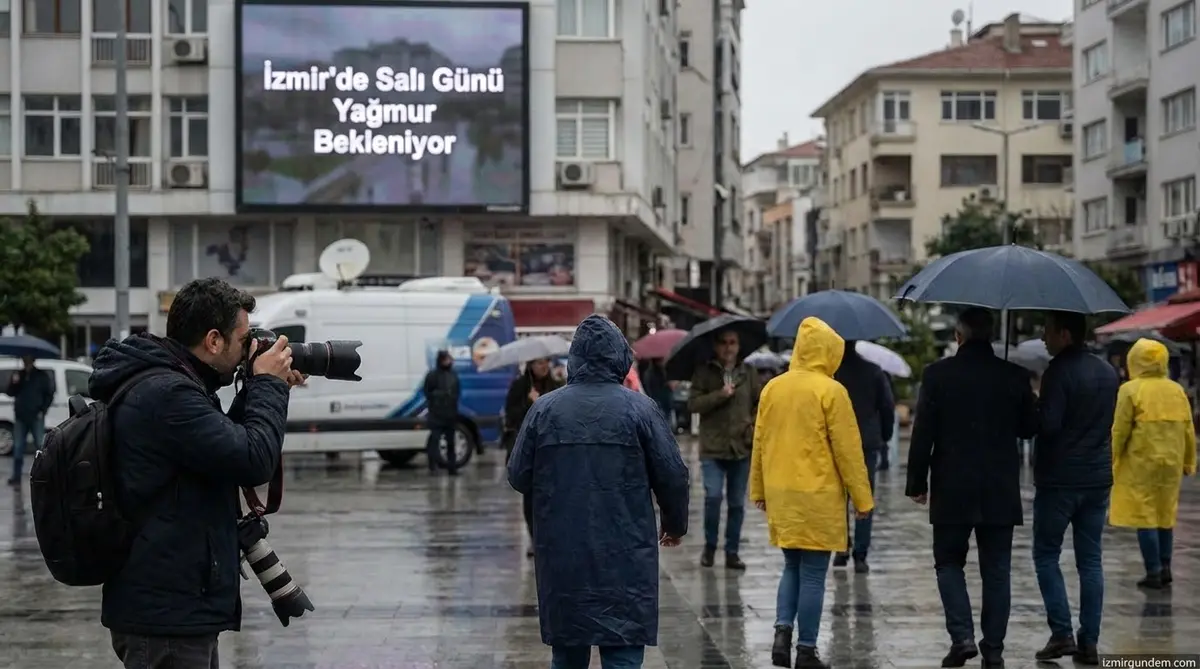 İzmir'de Salı Günü Yağmur Bekleniyor