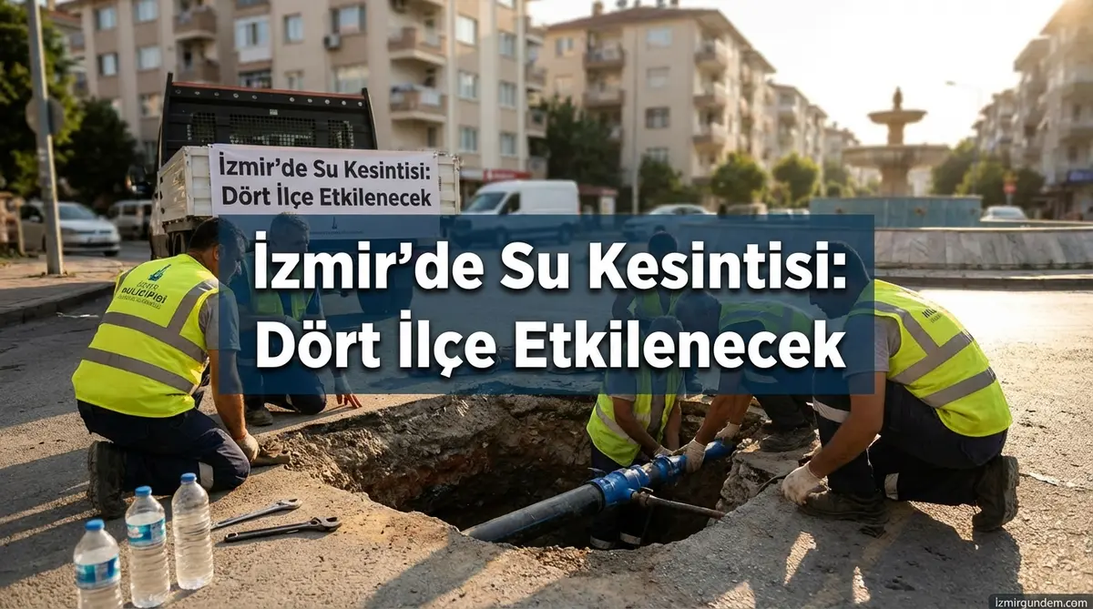 İzmir'de Su Kesintisi: Dört İlçe Etkilenecek