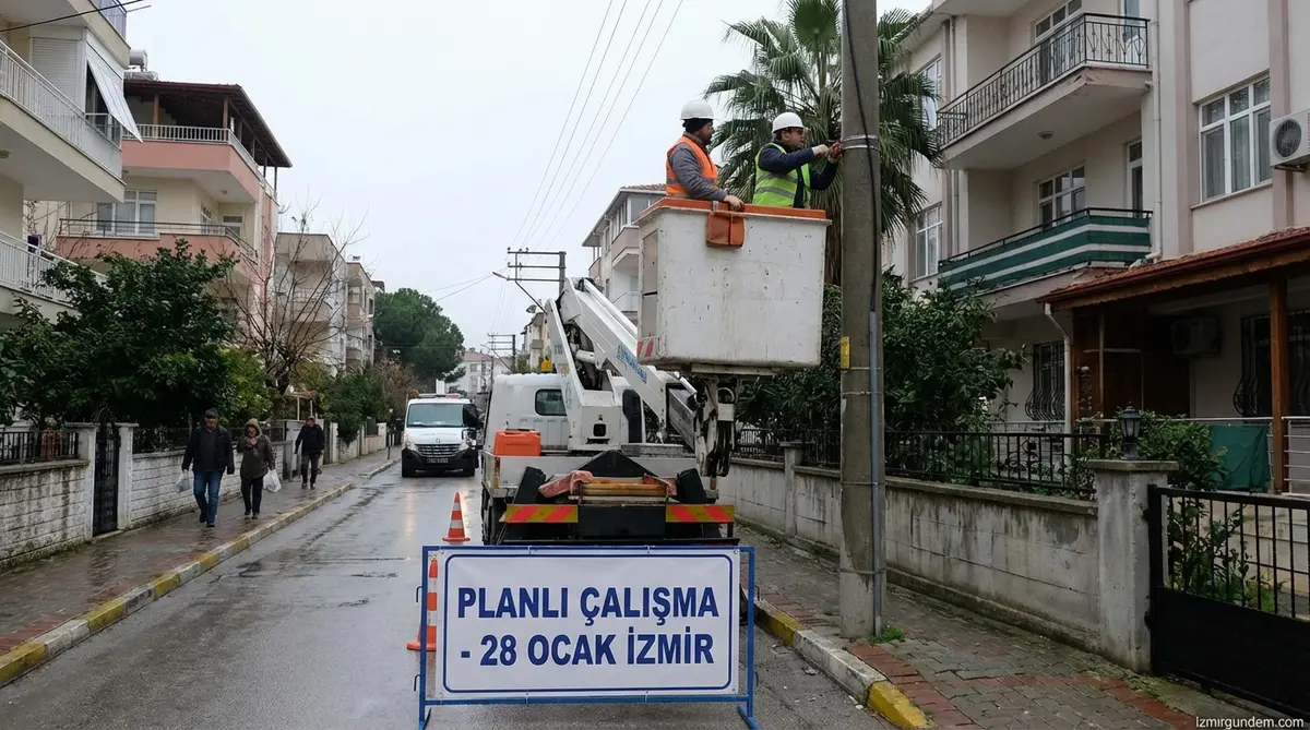 İzmir'de Planlı Elektrik Kesintileri (28 Ocak)