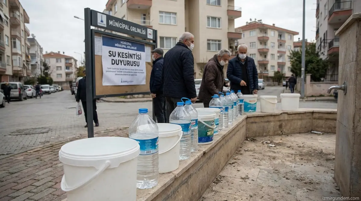 İzmir'de Su Kesintisi: 8 İlçe Etkilenecek