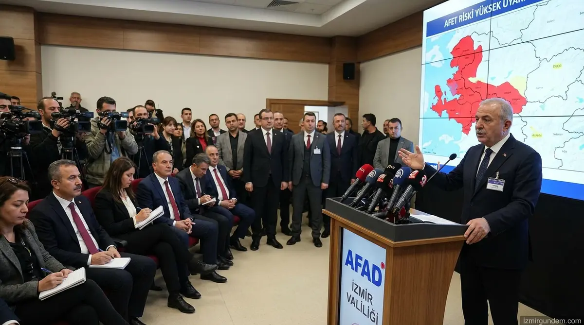 İzmir'de Afet Riski Yüksek Uyarısı