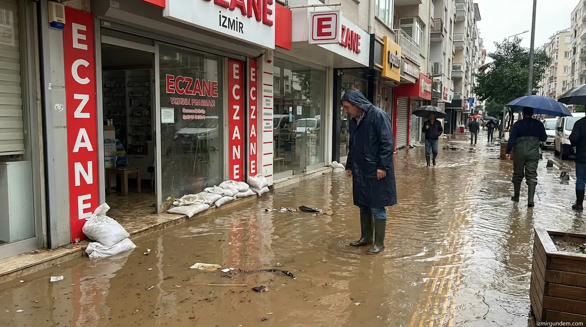 İzmir'i Sel Vurdu: Esnaf Mağdur