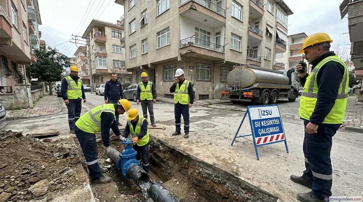 İzmir'de Bazı İlçelerde Su Kesintisi